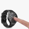 Σετ 2 θηκών για Xiaomi Watch S1, Kwmobile, Μαύρο/Διαφανές, Πλαστικό, 57779.01