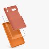 Θήκη Kwmobile για Google Pixel 6a, Silicone, Orange, 57815.150