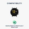 Σετ 2 ιμάντων για Realme Watch S/Watch S Pro/Watch 2 Pro, Kwmobile, Μαύρο/Πράσινο, Σιλικόνη, 57786.02