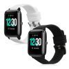 Σετ 2 ιμάντων για Willful Smartwatch/Fitnesstracker, Kwmobile, Black/White, Silicone, 57791.01