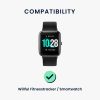 Σετ 2 ιμάντων για Willful Smartwatch/Fitnesstracker, Kwmobile, Black/White, Silicone, 57791.01