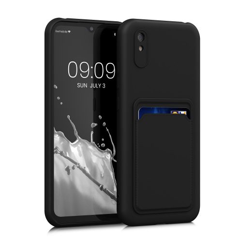 Θήκη Kwmobile για Xiaomi Redmi 9A/Redmi 9AT, Silicone, Black, 57826.47