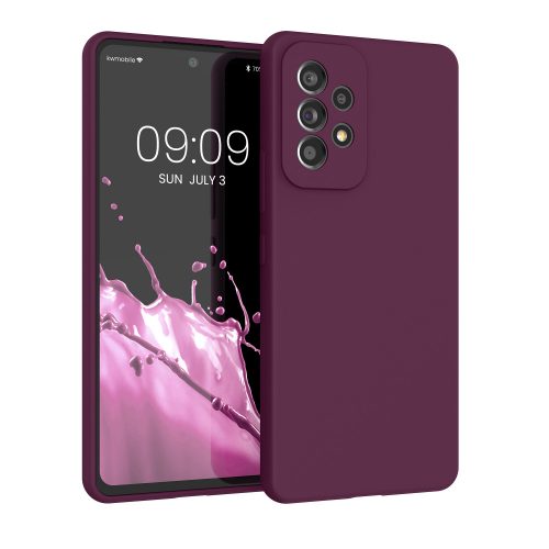 Θήκη Kwmobile για Samsung Galaxy A53 5G, Silicone, Purple, 57835.187