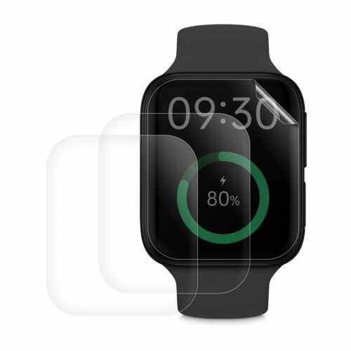 Σετ 3 προστατευτικών μεμβρανών για OPPO Watch 1 (46mm), Kwmobile, Transparent, Silicone, 57788.1