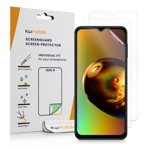 Σετ 3 προστατευτικών μεμβρανών Kwmobile για Samsung Galaxy M23 5G, Εμπρός, Πολυμερές, 57864.1