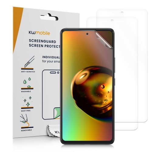 Σετ 3 προστατευτικών μεμβρανών Kwmobile για Samsung Galaxy A53 5G, Εμπρός, Πολυμερές, 57870.1