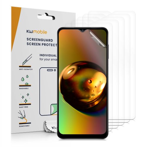 Σετ 6 προστατευτικών μεμβρανών Kwmobile για Samsung Galaxy A13, εμπρός, πολυμερές, 57883.1