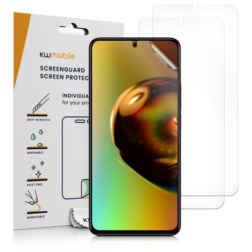 Σετ 3 προστατευτικών μεμβρανών Kwmobile για Xiaomi Redmi Note 11/Redmi Note 11s, Εμπρός, Πολυμερές, 57943.2