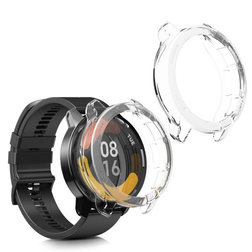 Σετ 2 θηκών για Xiaomi Watch S1 Active, Kwmobile, Transparent, Silicone, 58070.02