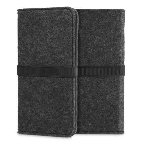 Kwmobile Universal Cover μέγεθος XL - 6,8 ίντσες, Microfiber, Γκρι, 58046,02