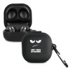 Θήκη για ακουστικά Samsung Galaxy Buds 2/Galaxy Buds Live, Kwmobile, Black/White, Silicone, 58155.01