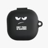 Θήκη για ακουστικά Samsung Galaxy Buds 2/Galaxy Buds Live, Kwmobile, Black/White, Silicone, 58155.01