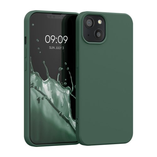 Θήκη Kwmobile για Apple iPhone 13, Silicone, Green, 55948.169