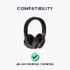 Σετ 2 μαξιλαριών αυτιών για ακουστικά JBL Live 650BTNC/Live 660BTNC, Kwmobile, Μαύρο, Οικολογικό δέρμα, 58251.01