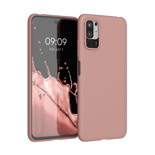 Θήκη Kwmobile για Xiaomi Redmi Note 10 5G, Silicone, Pink, 54947.193