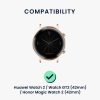 Λουράκι για Huawei Watch 2/Watch GT2 (42mm)/Honor Magic Watch 2 (42mm), Kwmobile, Καφέ/Μαύρο, Φυσικό δέρμα, 58464.05