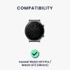 Λουράκι για Huawei Watch GT 2 Pro/Watch GT 2 (46mm), Kwmobile, Μαύρο, Σιλικόνη, 58462.01