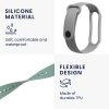 Σετ 2 ιμάντων για Xiaomi Mi Smart Band 6/Mi Band 6/Mi Band 5, Kwmobile, Green/Grey, Silicone, 57428.07