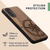 θήκη kwmobile για Motorola Moto G52/Moto G82 5G, Wood, Brown, 58541.01