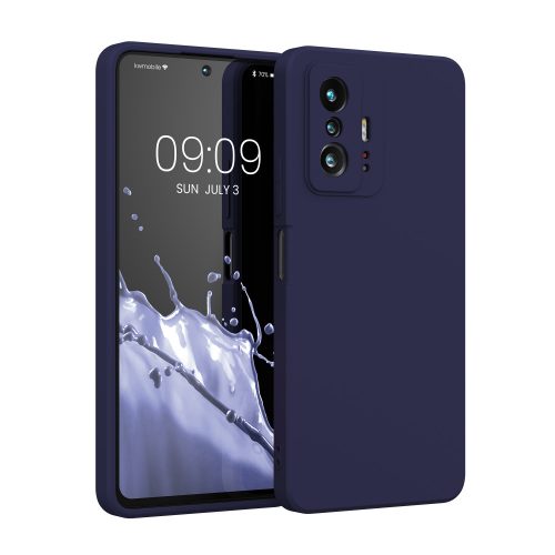 Θήκη Kwmobile για Xiaomi 11T/11T Pro, Silicone, Blue, 56573.182