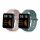 Σετ 2 ιμάντων για Xiaomi Redmi Watch 2/Redmi Watch 2 Lite, Kwmobile, Green/Pink, Silicone, 56911.04