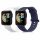 Σετ 2 ιμάντων για Xiaomi Mi Watch Lite/Redmi Watch, Kwmobile, Blue/White, Silicone, 54778.07