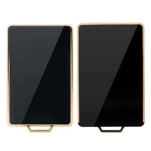 Κάλυμμα κλειδιού αυτοκινήτου για Tesla Model 3/Model Y, Kwmobile, Black/Gold, Silicone, 58600.01