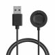 Καλώδιο φόρτισης USB για Fossil Gen 6/Gen 5/Gen 4, Kwmobile, Black, Plastic, 58644.01