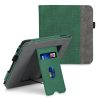 Κάλυμμα για Tolino Vision 6, Kwmobile, Green/Grey, Ecological leather, 56601.08