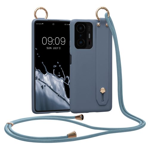 Θήκη Kwmobile για Xiaomi 11T/11T Pro, Silicone, Blue, 56480.202