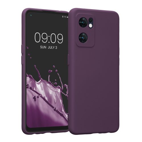 Θήκη Kwmobile για OPPO Find X5 Lite, Silicone, Purple, 57633.187