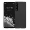 Θήκη Kwmobile για Sony Xperia 1 IV, Silicone, Black, 58661.01