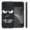 Θήκη Kwmobile για Realme 9i, Silicone, Black/White, 58694.01