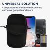 Universal Cover Kwmobile size XS - 4 inch, Neoprene, Black, 58700.32.01