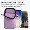 Κάλυμμα Kwmobile Universal, μέγεθος L - 6,5 ίντσες, Neoprene, Purple, 58700.3.108