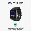 Βάση σύνδεσης για Huami Amazfit Bip U/Amazfit Pop Pro/Amazfit T-Rex Pro, Kwmobile, Μαύρο/Ασημί, Μεταλλικό, 58727.01