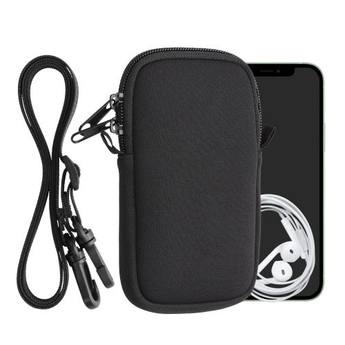 Κάλυμμα Kwmobile Universal, μέγεθος M - 5,5 ίντσες, Neoprene, Μαύρο, 58700.2.01