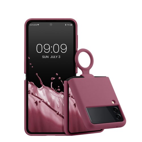 Θήκη kwmobile για Samsung Galaxy Z Flip 3, Silicon, Pink, 58783.167