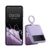 Θήκη kwmobile για Samsung Galaxy Z Flip 3, Silicon, Purple, 58783.108