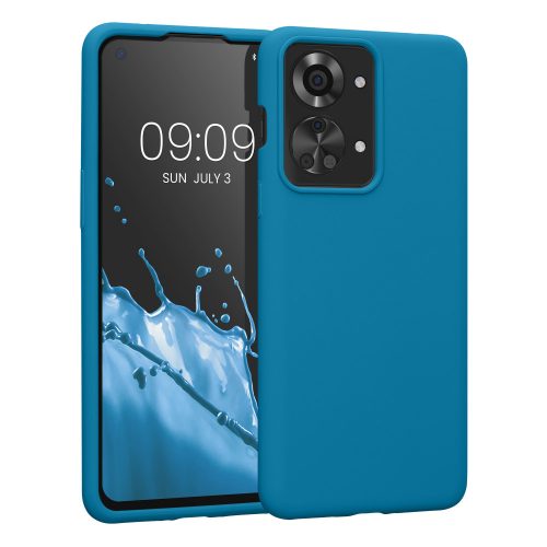 Θήκη Kwmobile για OnePlus Nord 2T, Silicone, Blue, 58764.224