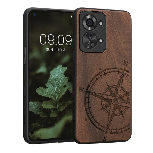 Θήκη Kwmobile για OnePlus Nord 2T, Wood, Brown, 58767.01