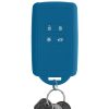 Κλειδιά αυτοκινήτου για Renault 4 Κουμπιά - Smart Key, Kwmobile, Blue, Silicone, 48035.228