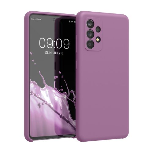 Θήκη Kwmobile για Samsung Galaxy A52/Galaxy A52 5G/Galaxy A52s 5G, Silicone, Purple, 54347.235