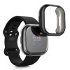 Σετ 2 θηκών Kwmobile για Fitbit Versa 4/Sense 2, Silicone, Black/Transparent, 58874.01