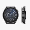 Σετ 2 θηκών για Huawei Watch GT 3 Pro (46mm), Kwmobile, Μαύρο/Διαφανές, Πλαστικό, 58882.01