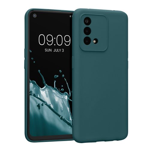 Θήκη Kwmobile για OPPO A74, Silicone, Green, 58907.57