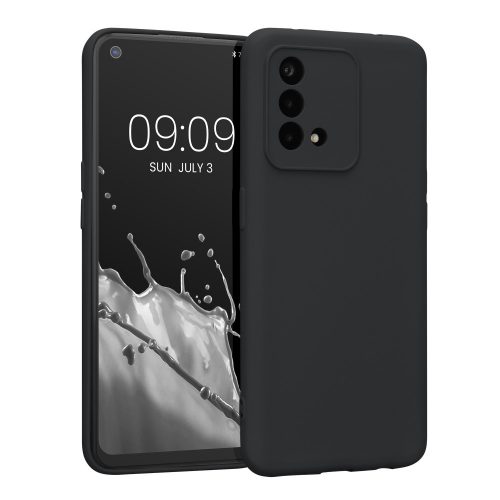 Θήκη Kwmobile για OPPO A74, Silicone, Black, 58907.47