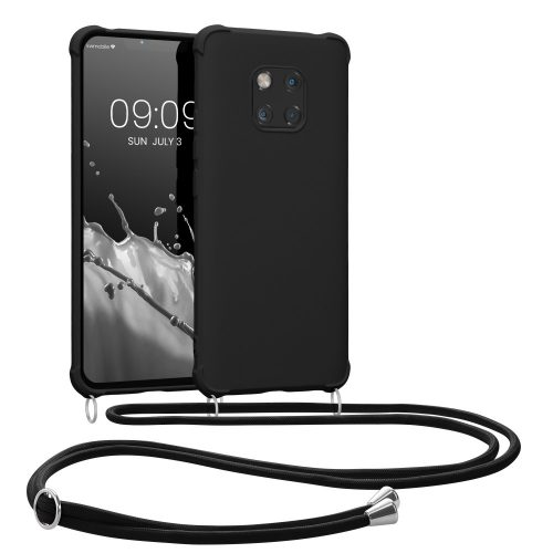 Θήκη Kwmobile για Huawei Mate 20 Pro, Silicone, Black, 59004.01