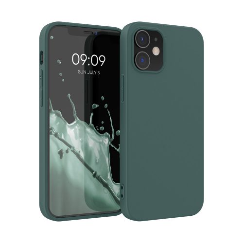 Θήκη Kwmobile για Apple iPhone 12/iPhone 12 Pro, Silicone, Green, 53938.171