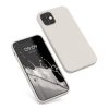 Θήκη Kwmobile για Apple iPhone 12/iPhone 12 Pro, Silicone, White, 53938.204